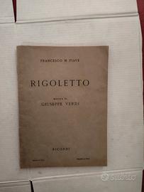 libro lirica il Rigoletto