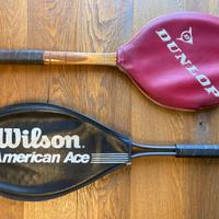 Racchette Tennis WILSON America Ace DUNLOP Maxply