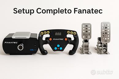 Fanatec CSL Elite + Volante + Pedaliera Sim Racing
