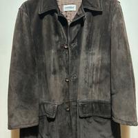 Giacca Vera Pelle Conbipel 48 M Vintage Marrone