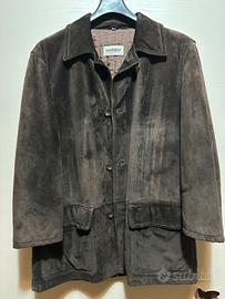 Giacca Vera Pelle Conbipel 48 M Vintage Marrone