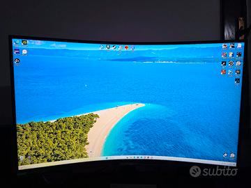 Monitor da gaming samsung odyssey g7 curvo 