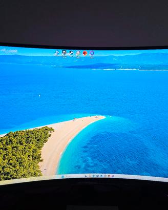 Monitor da gaming samsung odyssey g7 curvo 32" 