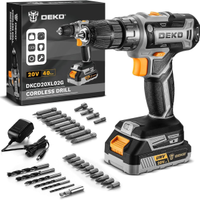 Kit Trapano a Batteria: DEKOPRO 20V 30 Pezzi Avvit