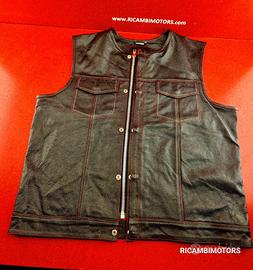 GILET IN PELLE CUSTOM ASPIDEX