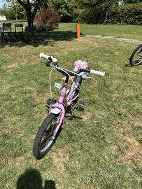 Bicicletta bimba 16 pollici Sambi Baby Bunny rosa