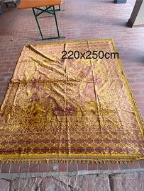 Arazzo/copriletto d’epoca in stile orientalista