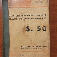 Catalogo ricambi Escavatore SIMIT S 50