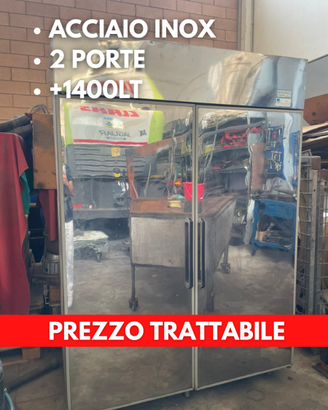 ARMADIO FRIGO PROFESSIONALE IN ACCIAIO INOX