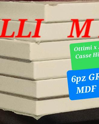 PANELLI MDF Verniciat x Ante-Casse hifi VED PREZI
