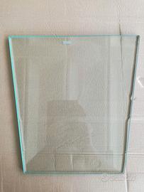 Ripiani in vetro trapezoidali con spessore di 1 cm