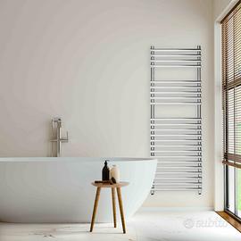 Termoarredo cromato Tubby 1100x500 tubi tondi