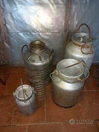 Bidoni  vintage per latte /grappa /olio