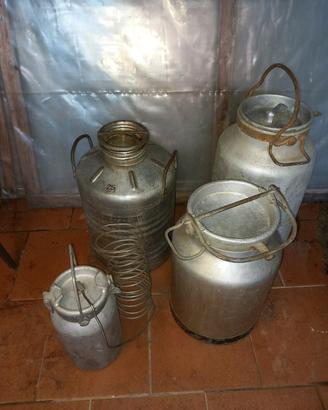 Bidoni  vintage per latte /grappa /olio