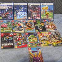 LOTTO DI GIOCHI NINTENDO SWITCH E PS5