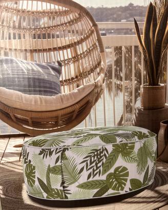 Pouf gonfiabile con maniglia, nuovo