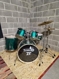 Batteria Tamburo T5 Verde / Kit completo