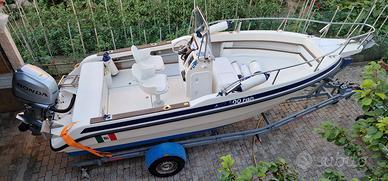 Rio 600 Fish Open 6m-Honda 100VTEC-Carrello 1800kg