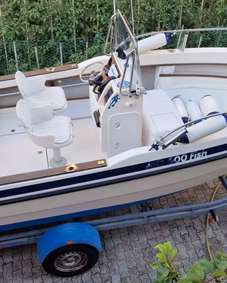 Rio 600 Fish Open 6m-Honda 100VTEC-Carrello 1800kg