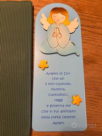Decorazione da parete con angelo in preghiera