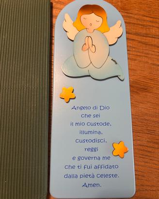 Decorazione da parete con angelo in preghiera