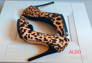 Aldo Décolleté,pelle cavailino,37,tacco12