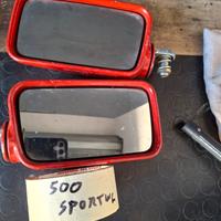 coppia specchietti fiat 500 sporting