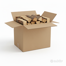 Legna da Ardere Secca in Tronchetti scatola 25 kg