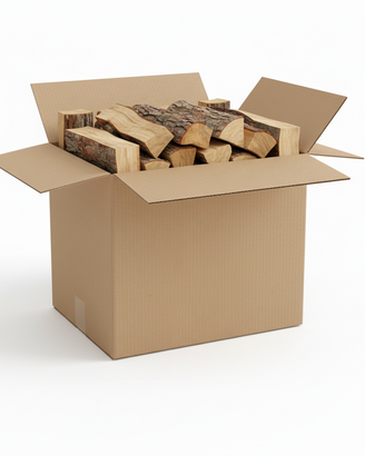 Legna da Ardere Secca in Tronchetti scatola 25 kg