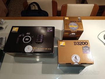NIKON D3200 + accessori