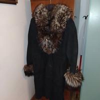 montone donna coalesco Tg 46 nero antracite 