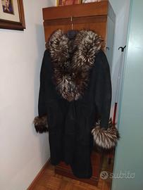 montone donna coalesco Tg 46 nero antracite 