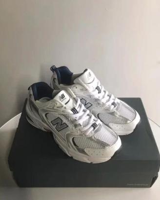New Balance 530 40 Bianche Grigie Unisex Nuove