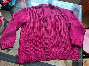 Cardigan in pura lana vergine