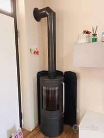 Stufa montegrappa joelle con canna fumaria