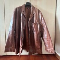Giacca in pelle vera uomo anni 80