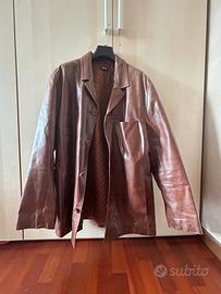 Giacca in pelle vera uomo anni 80
