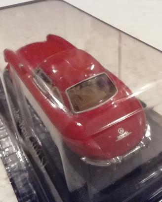 ICELAND Modellino Auto In Scala - 300 SL Rosso - Orologio Da Polso Con Movimento Giapponese - Cinturino In Pelle Sostituibile - 36 Mm - 4