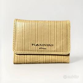 Portafogli nannini nero o beige da donna