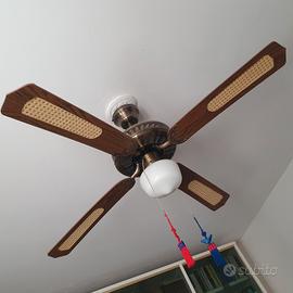 Lampada con pale ventilatore 