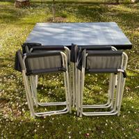 Tavolo da campeggio Brunner e 4 sedie