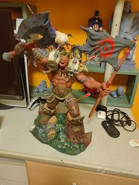 Statua Garrosh WoW 48cm Resina 14K Dipinta Mano