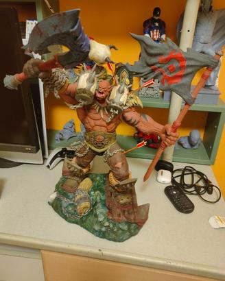 Statua Garrosh WoW 48cm Resina 14K Dipinta Mano