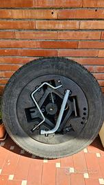 Ruota di scorta 165/70 R14 Fiat Punto+Kit Cric