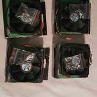 4 Ventole di raffreddamento Manhattan 80x80 mm 12V