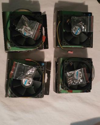 4 Ventole di raffreddamento Manhattan 80x80 mm 12V