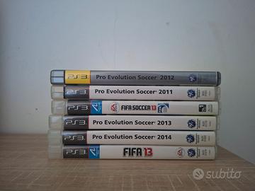 Lotto giochi ps3 Pes e fifa