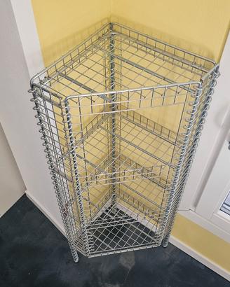 scaffale angolare metallo