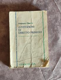 Libro Vintage Istituzioni di Diritto Privato Amsic