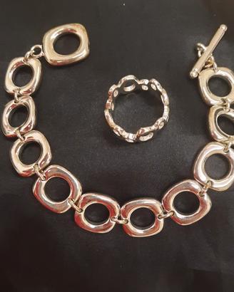 Set bracciale ed anello
